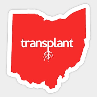 Ohio Transplant OH Red Sticker